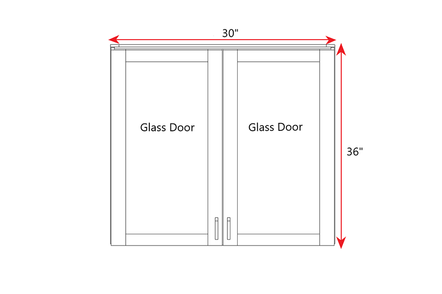 WS-W3036-GD,White Shaker