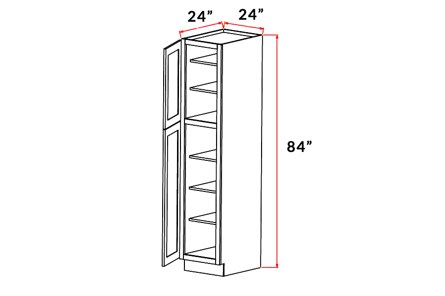 WS-PC2484, White Shaker