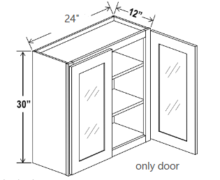 W2430GD  Grey Shaker
