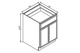 SWO-B30,Slim White Oak
