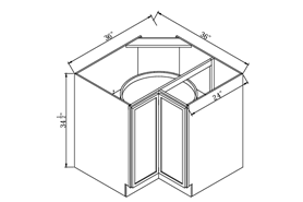 SWO-BLS36,Slim White Oak