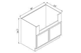 SWO-FSB36,Slim White Oak