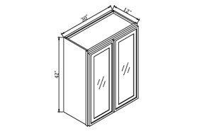 SWO-W3042GD,Slim White Oak