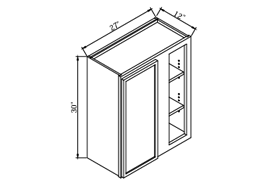 SWO-WBC2730,Slim White Oak